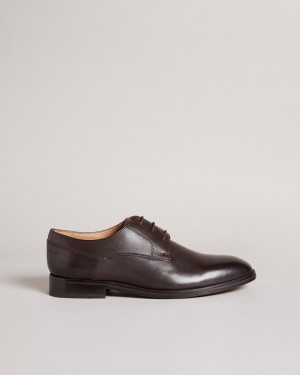 Buty Derby Męskie Ted Baker Formal Leather Brązowe Polska | PL-OKESQ6038