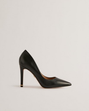 Buty Na Obcasie Damskie Ted Baker Court With Embellished Heel Czarne Polska | PL-ZRCPE6130