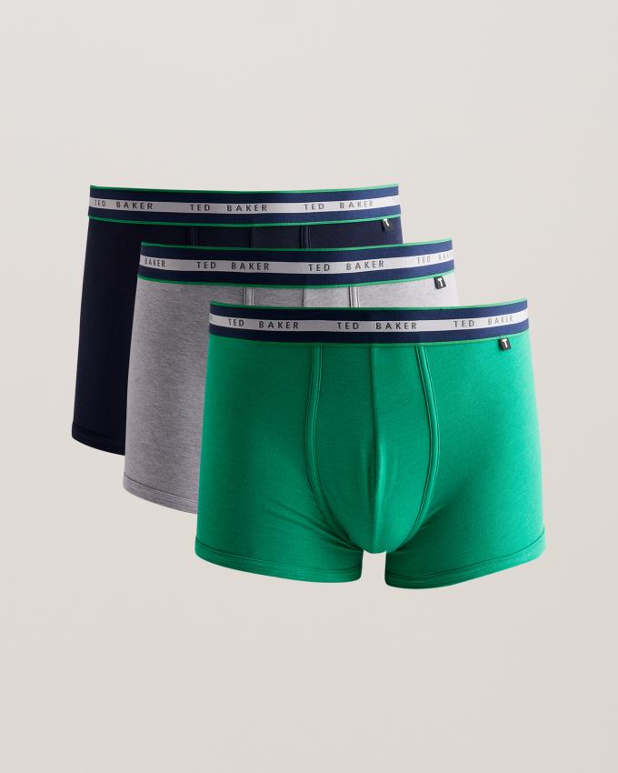 Bielizny Męskie Ted Baker Three Pack Of Multistripe Waist Trunks Kolorowe Polska | PL-LUWCR8605