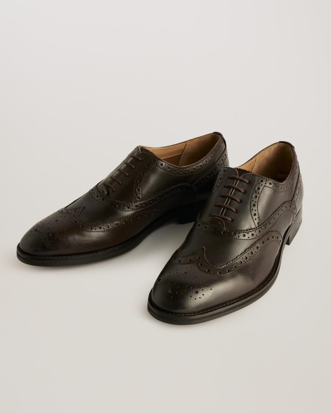 Buty Brogue Męskie Ted Baker Formal Leather Brązowe Polska | PL-NHODS5943