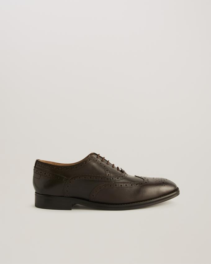 Buty Brogue Męskie Ted Baker Formal Leather Brązowe Polska | PL-NHODS5943