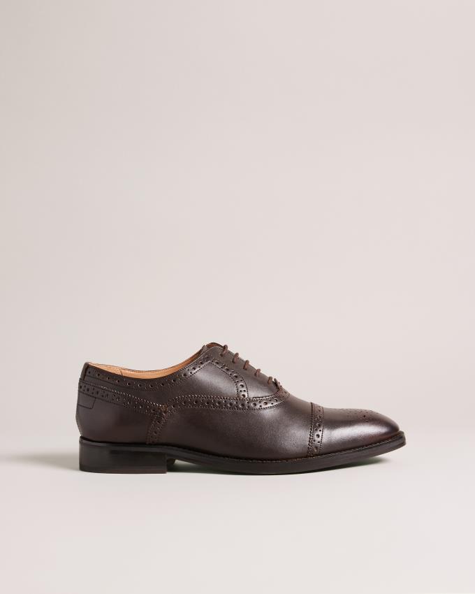 Buty Brogue Męskie Ted Baker Formal Leather Ombre Toe Cap Brązowe Polska | PL-VWGJT7648