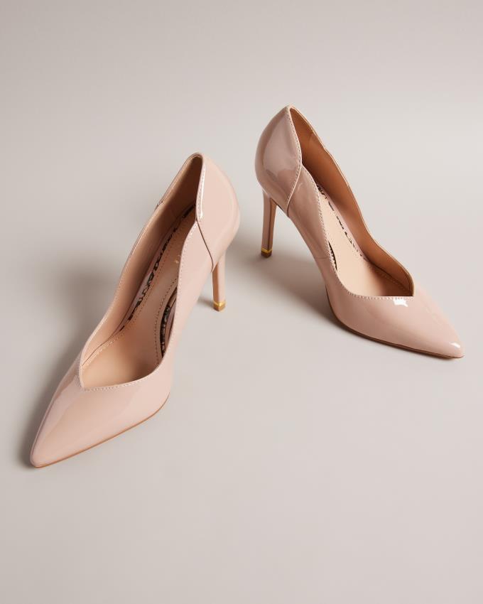 Buty Na Obcasie Damskie Ted Baker Layered Patent Leather Court Beżowe Polska | PL-VHQOT8290