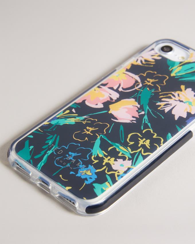 Etui Damskie Ted Baker Sketchy Magnolia iPhone 6 7 8 SE Antishock Czarne Polska | PL-EVIOM1703