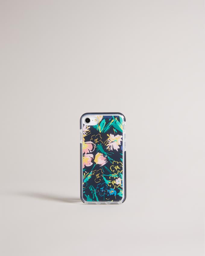 Etui Damskie Ted Baker Sketchy Magnolia iPhone 6 7 8 SE Antishock Czarne Polska | PL-EVIOM1703