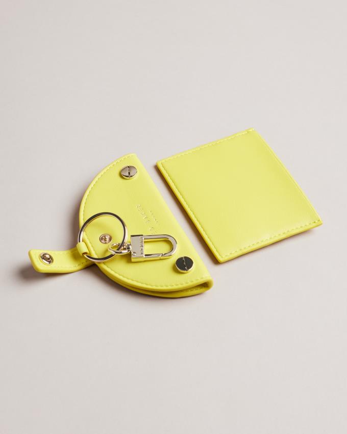 Etui na Karty Damskie Ted Baker Lemon Slice Keyring and Żółte Polska | PL-AFJMV7831