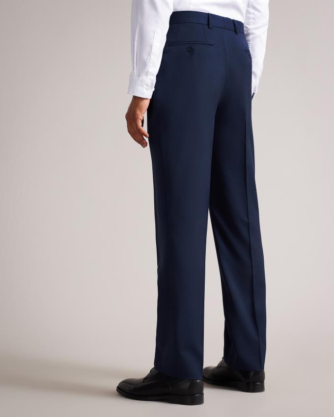 Kamizelka Garniturowa Męskie Ted Baker Regular Navy Twill Suit Granatowe Polska | PL-OBFAZ3672