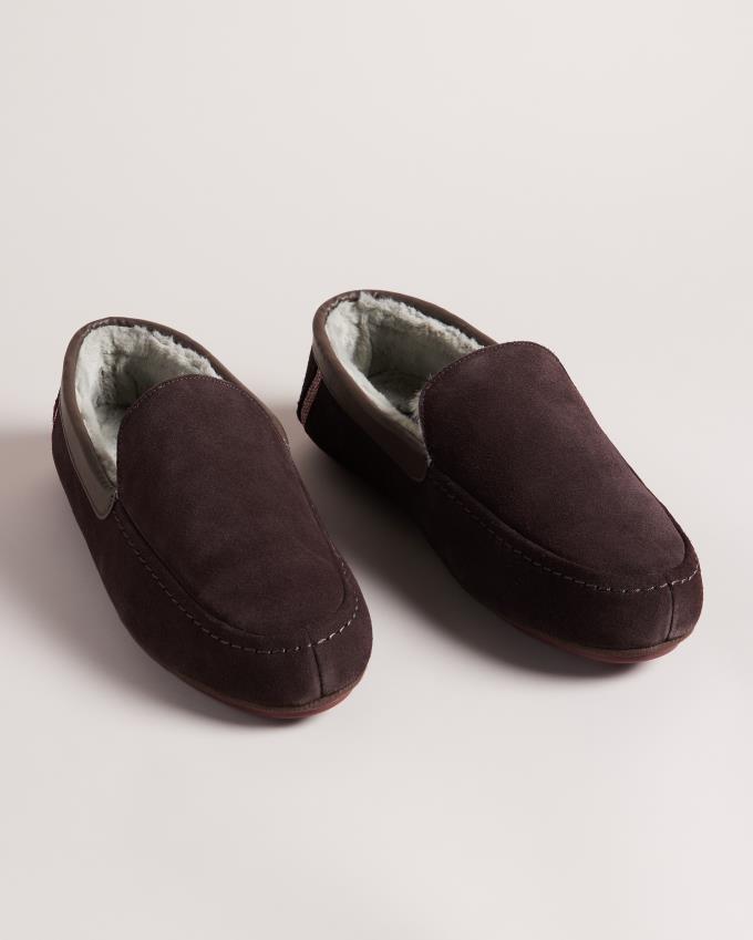 Kapcie Męskie Ted Baker Moccasin Brązowe Polska | PL-SWOLK1429