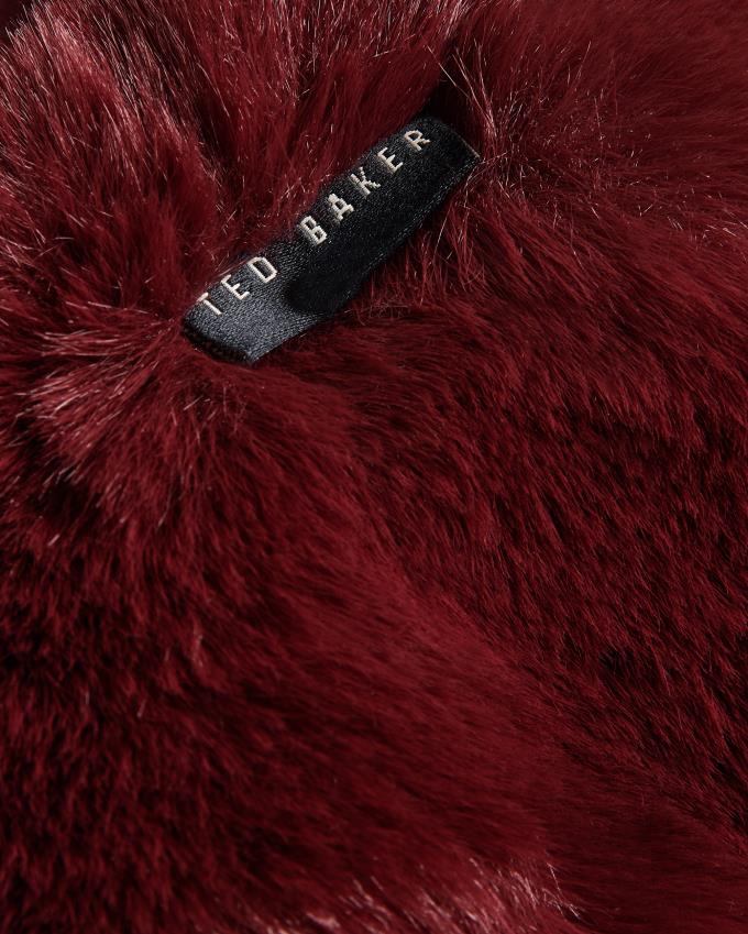 Kapelusz Damskie Ted Baker Faux Fur Bucket Jasny Fioletowe Polska | PL-HSWDC4780