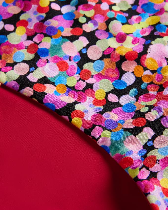 Stroje Pływackie Damskie Ted Baker Reversible Confetti Bikini Bottom Czarne Polska | PL-RQDKP7918