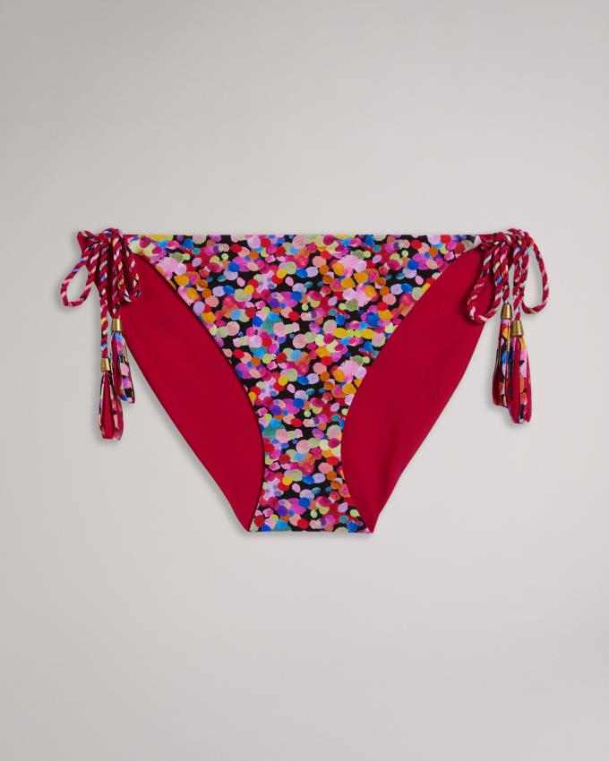 Stroje Pływackie Damskie Ted Baker Reversible Confetti Bikini Bottom Czarne Polska | PL-RQDKP7918