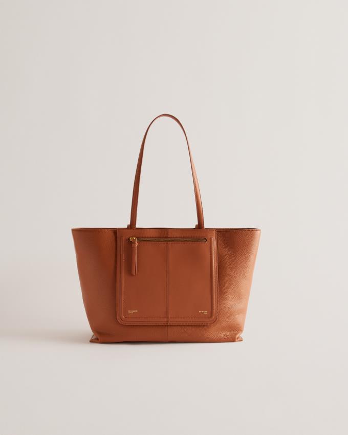 Torby Tote Damskie Ted Baker Leather Brązowe Polska | PL-FOJGV1753